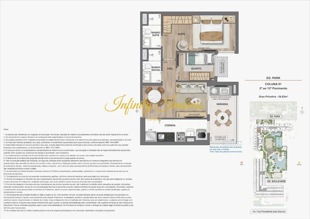 Apartamento, 3 quartos, 64 m² - Foto 46