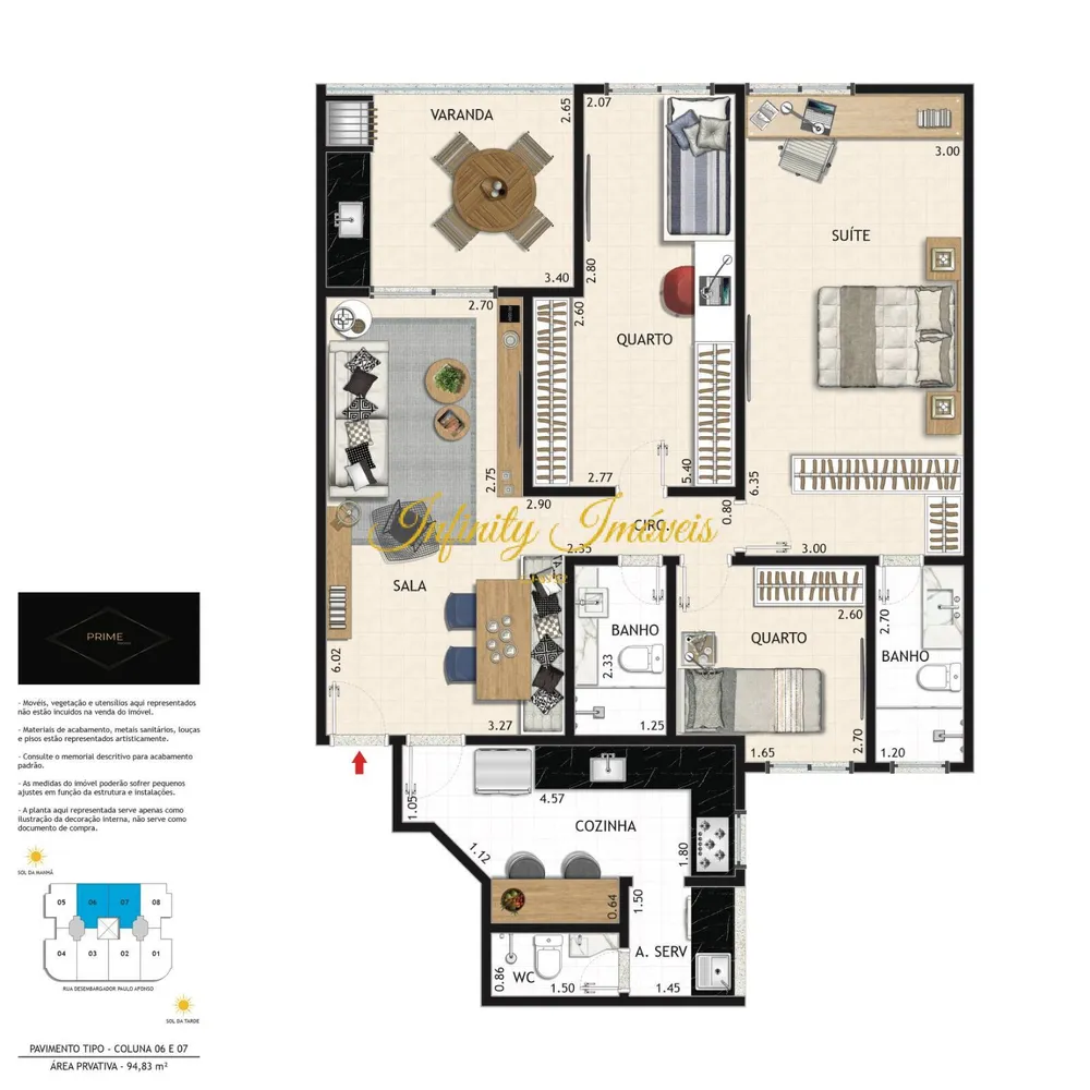 Apartamento, 3 quartos, 94 m² - Foto 11