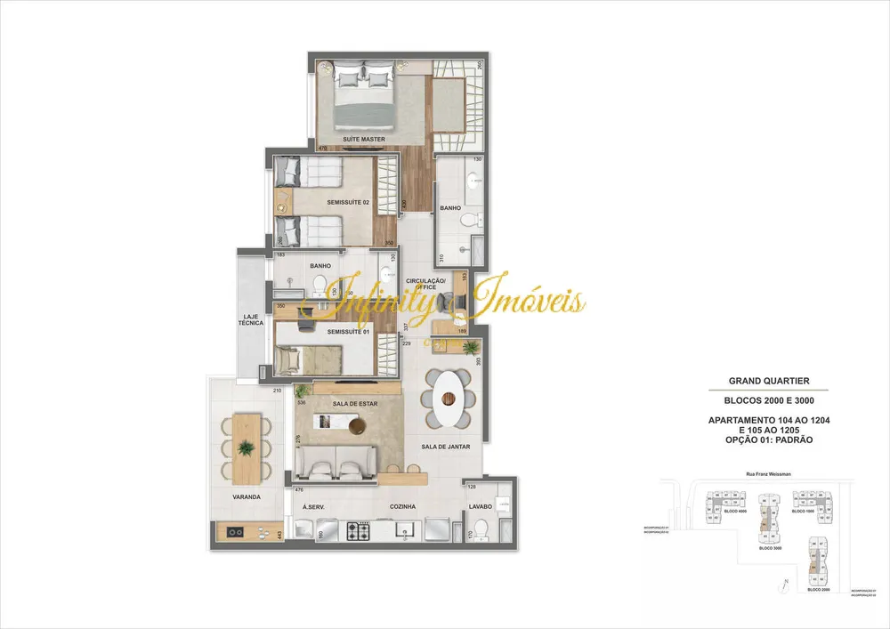 Apartamento, 3 quartos, 99 m² - Foto 80