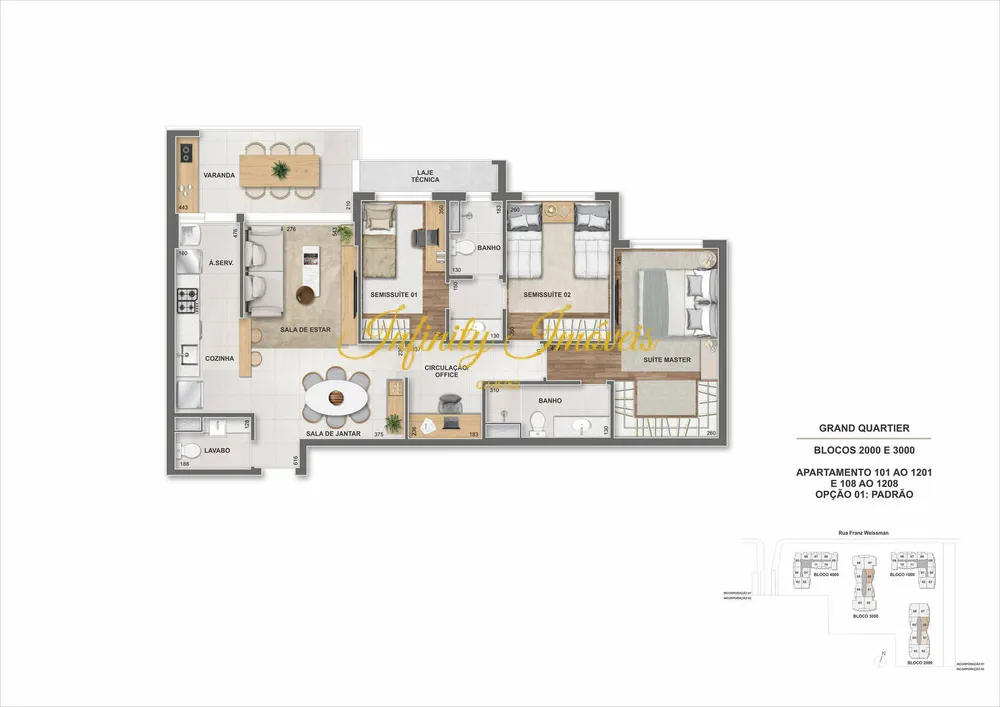 Apartamento, 3 quartos, 99 m² - Foto 81