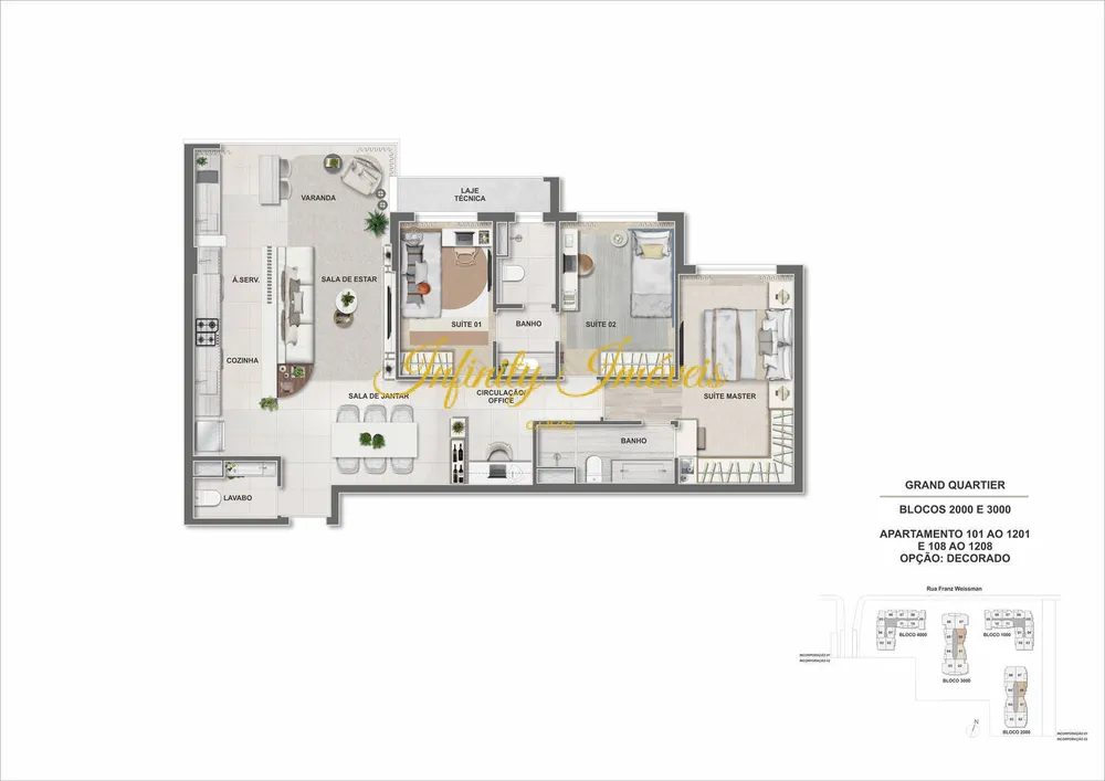 Apartamento, 3 quartos, 99 m² - Foto 79