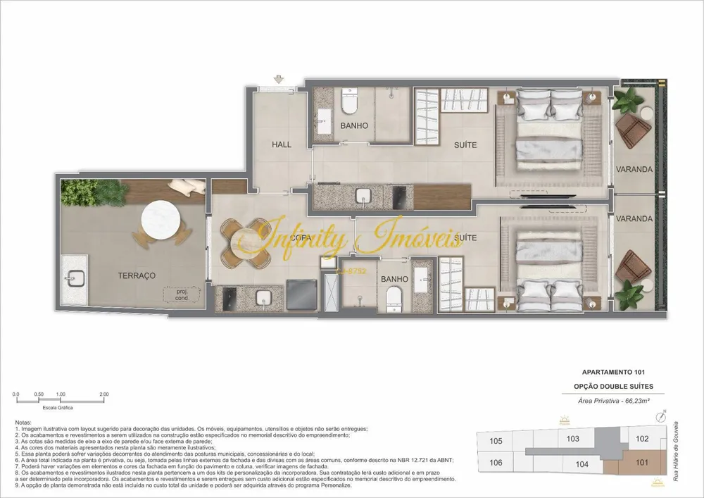 Apartamento, 2 quartos, 66 m² - Foto 12