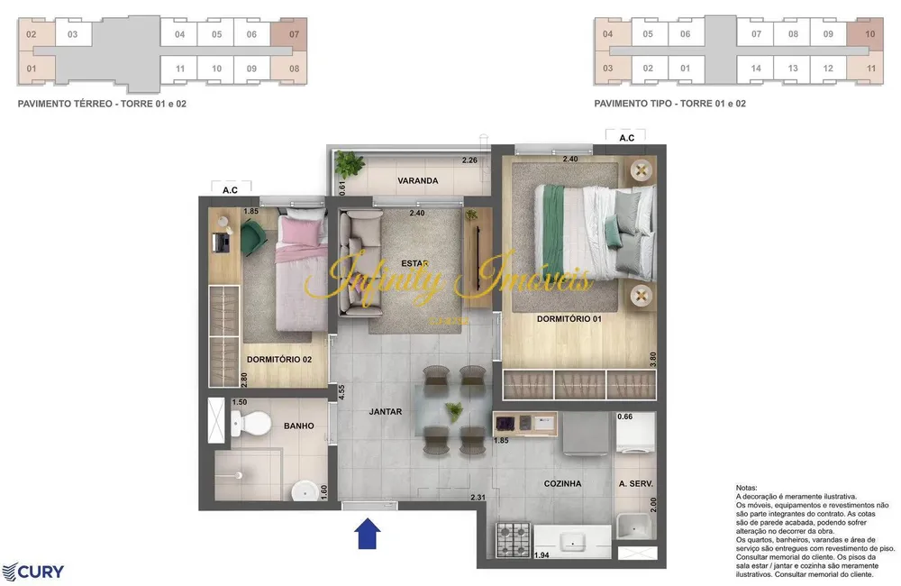 Apartamento, 2 quartos, 41 m² - Foto 17