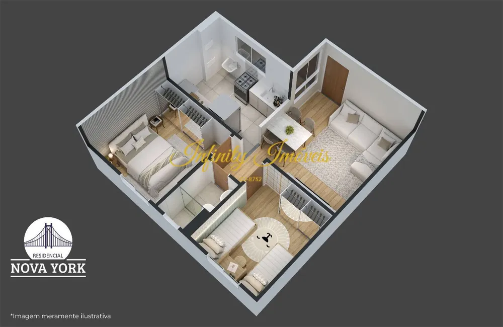 Apartamento, 2 quartos, 43 m² - Foto 11