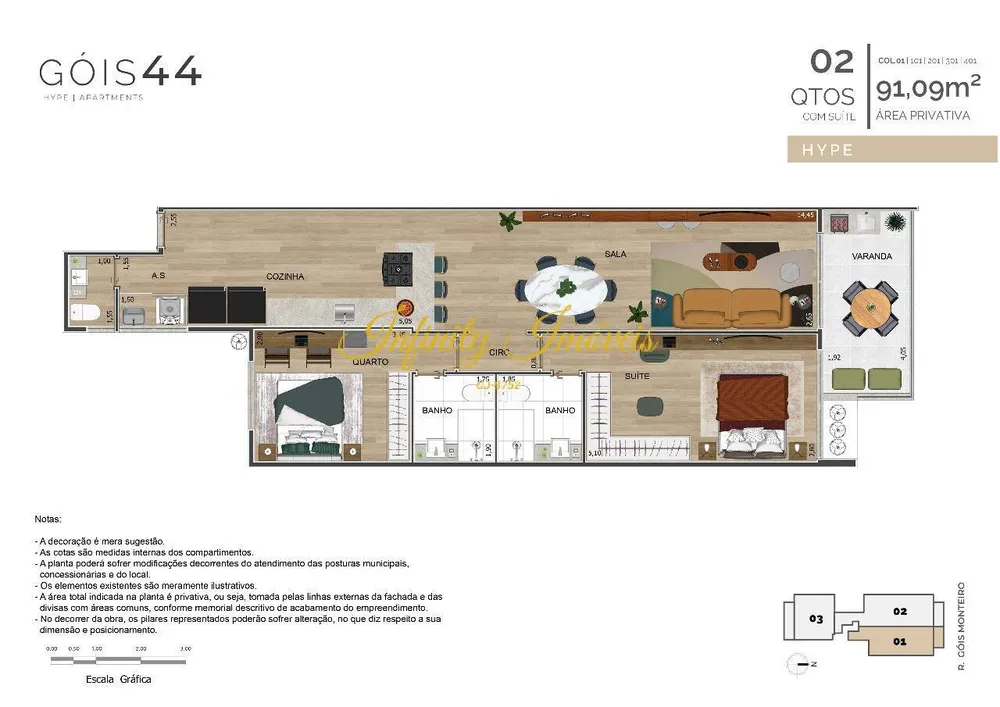 Apartamento, 2 quartos, 85 m² - Foto 21