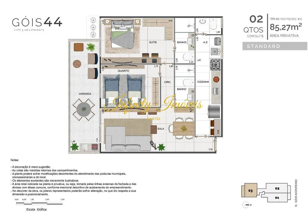 Apartamento, 2 quartos, 85 m² - Foto 14