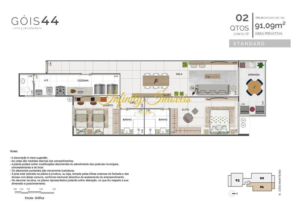 Apartamento, 2 quartos, 85 m² - Foto 19