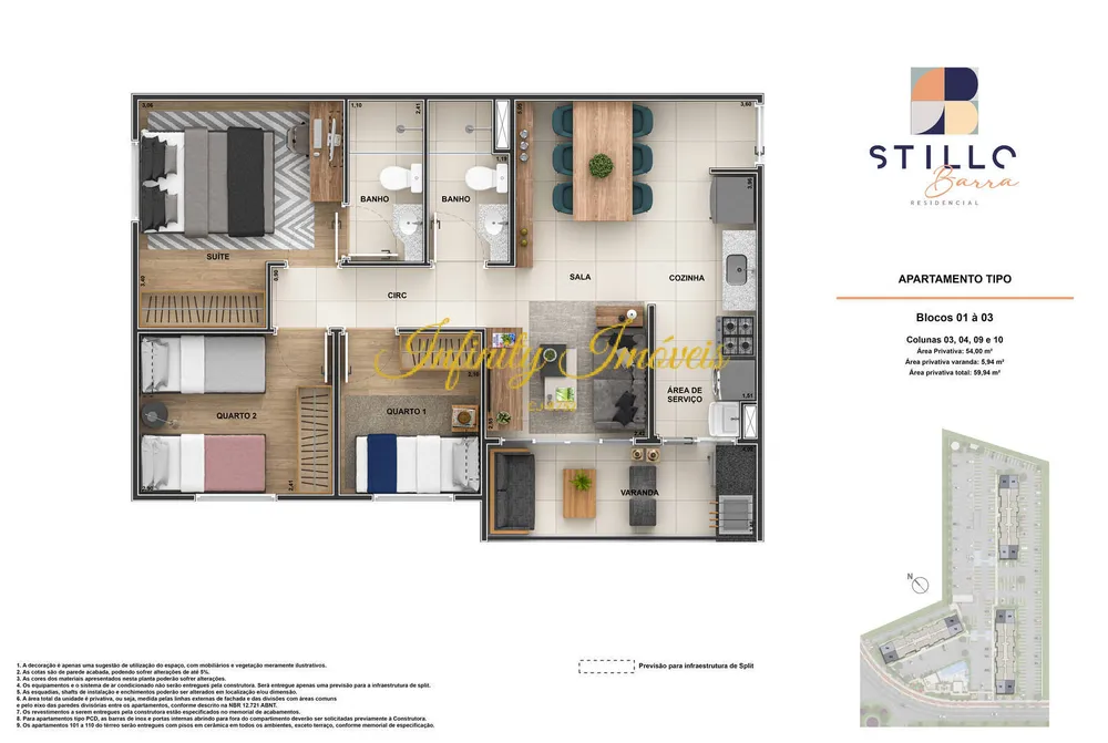 Apartamento, 3 quartos, 59 m² - Foto 20