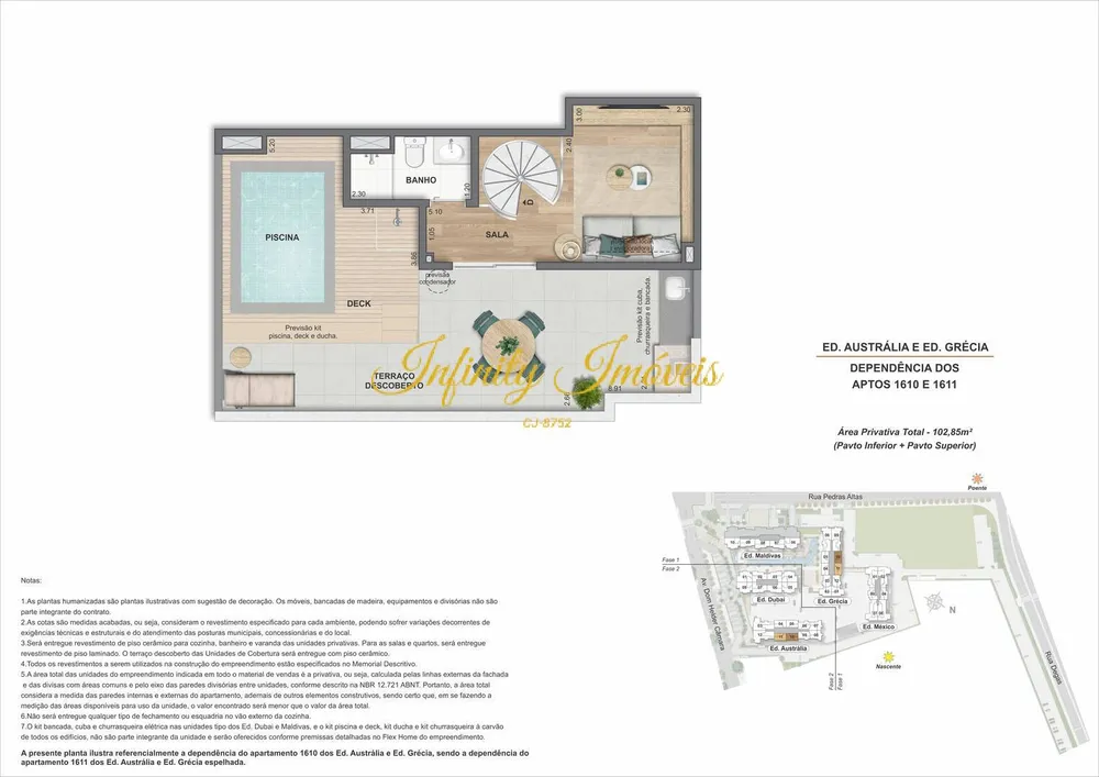 Cobertura, 2 quartos, 102 m² - Foto 53