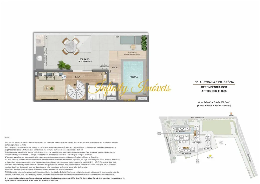 Cobertura, 2 quartos, 102 m² - Foto 61