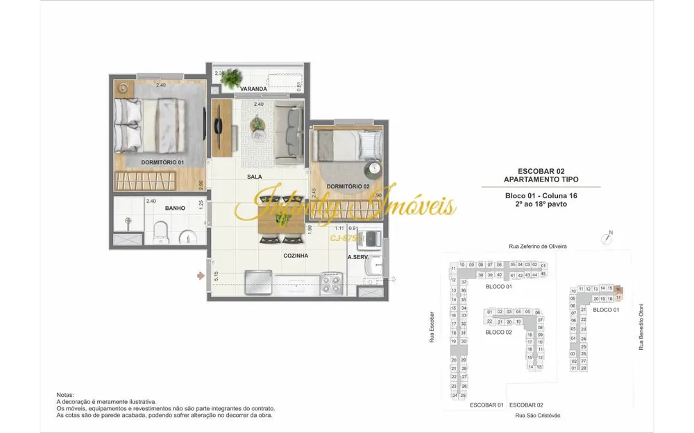 Apartamento, 1 quarto, 32 m² - Foto 29