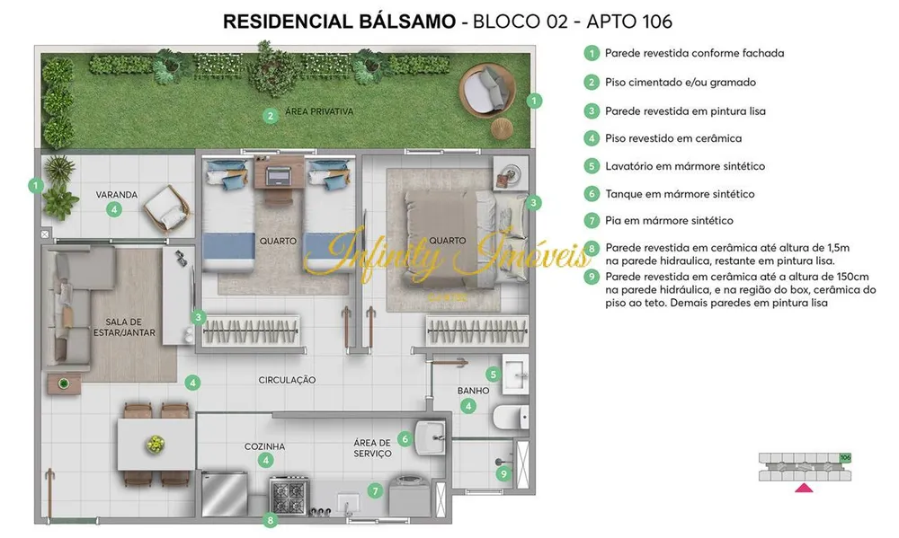 Apartamento, 2 quartos, 44 m² - Foto 25