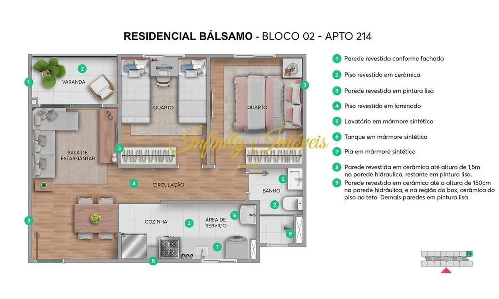 Apartamento, 2 quartos, 44 m² - Foto 24