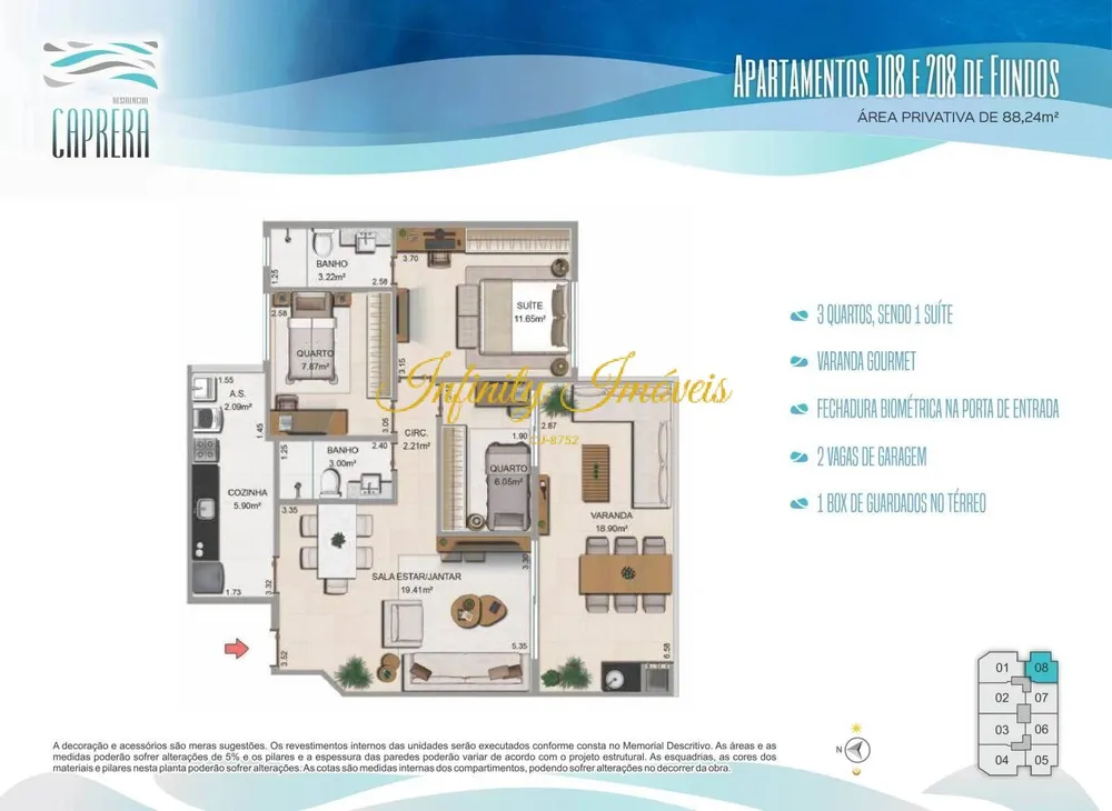 Cobertura, 4 quartos, 137 m² - Foto 6