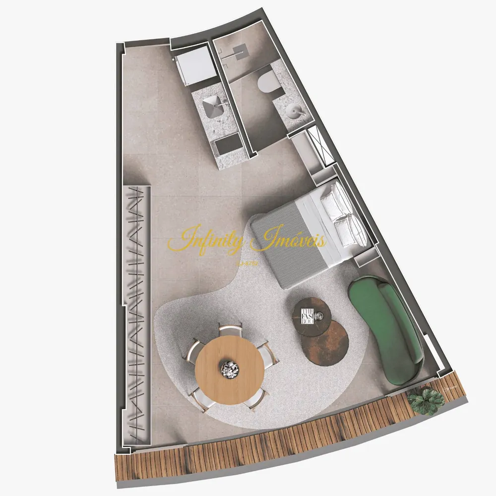 Apartamento, 1 quarto, 40 m² - Foto 58