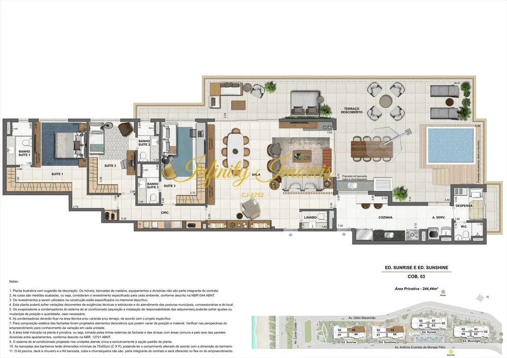 Apartamento, 4 quartos, 200 m² - Foto 81