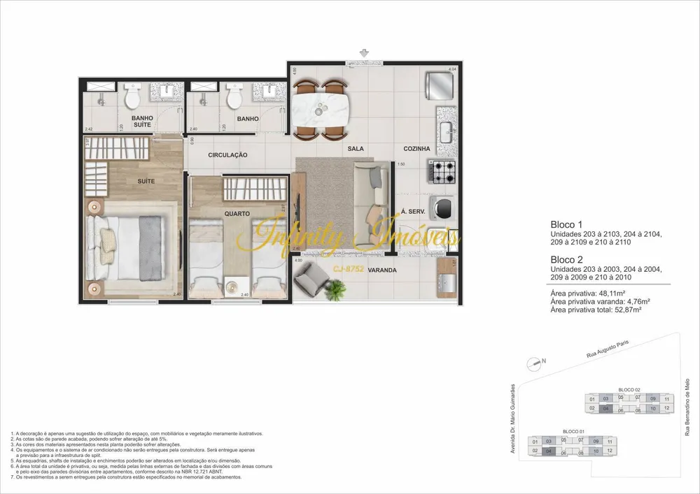 Apartamento, 2 quartos, 52 m² - Foto 30