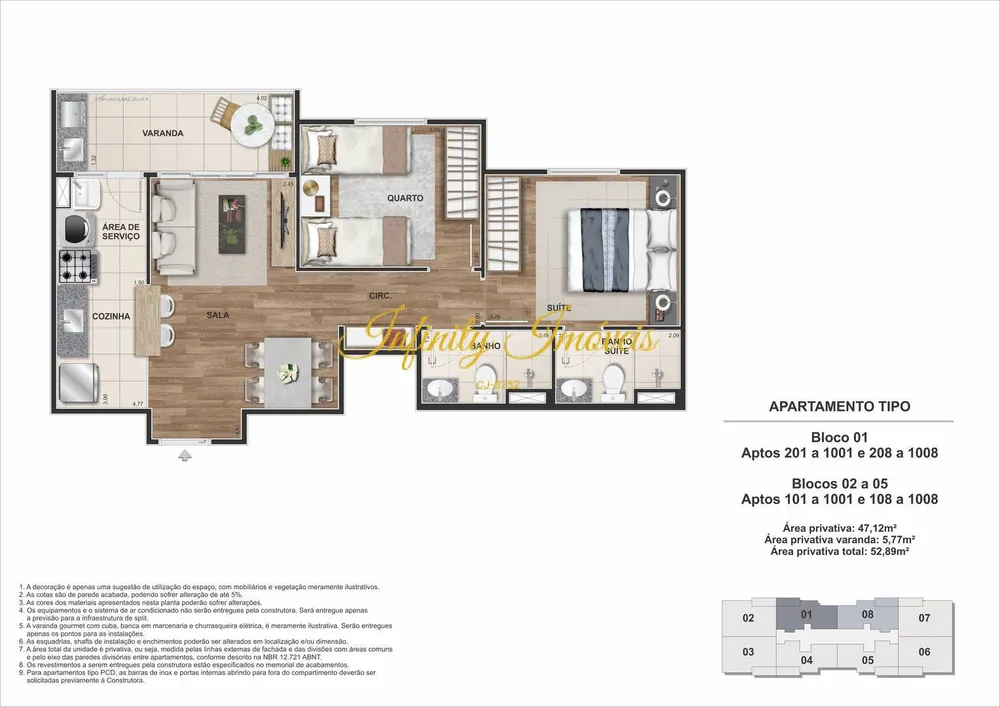Apartamento, 3 quartos, 61 m² - Foto 30