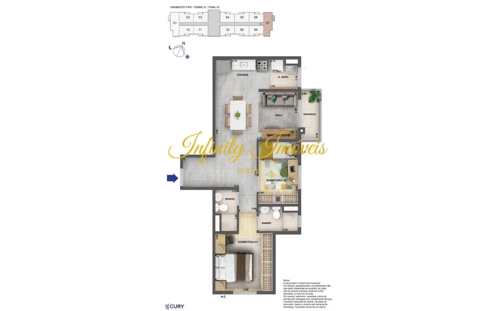 Apartamento, 2 quartos, 57 m² - Foto 20