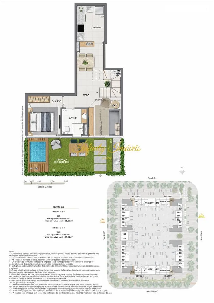 Casa de Condomínio, 4 quartos - Foto 42