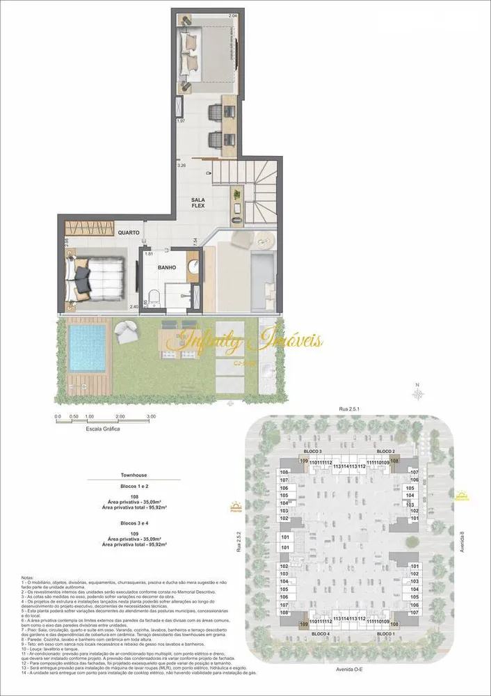 Casa de Condomínio, 4 quartos - Foto 43