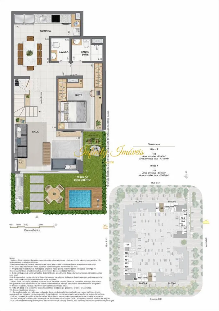 Casa de Condomínio, 4 quartos - Foto 45