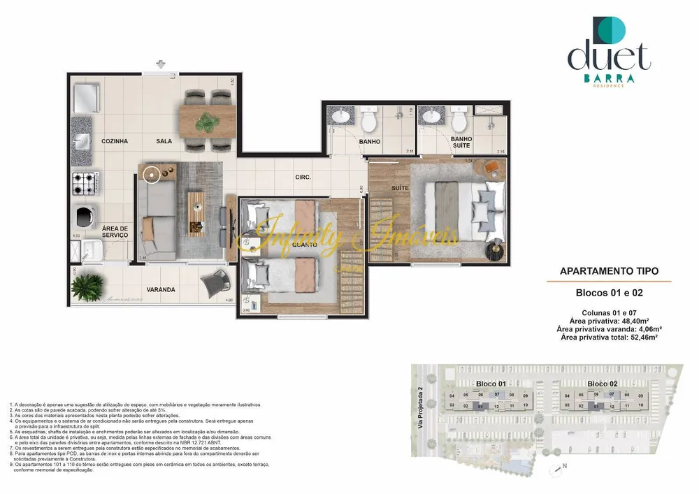 Apartamento, 2 quartos, 52 m² - Foto 22