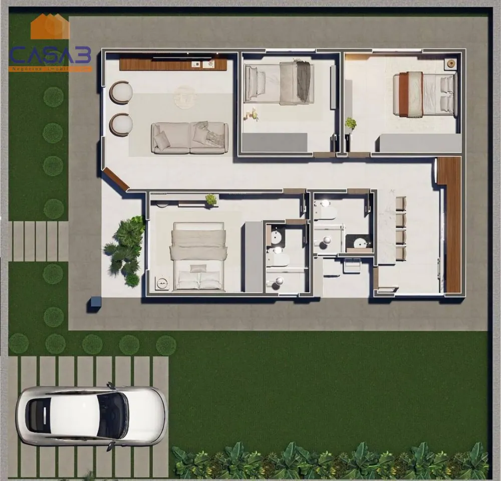Casa, 3 quartos, 82 m² - Foto 4