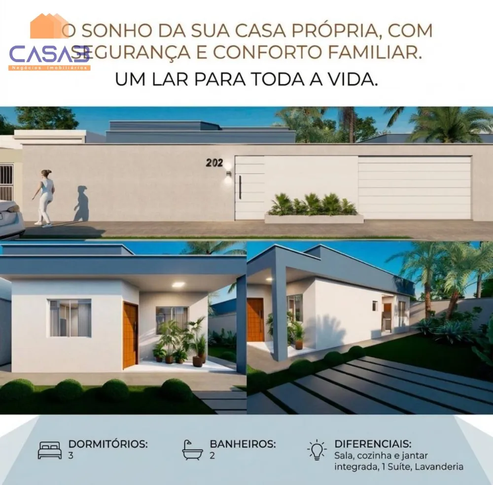 Casa, 3 quartos, 82 m² - Foto 3
