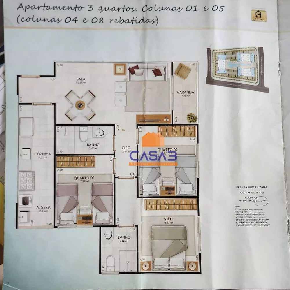 Apartamento, 3 quartos, 67 m² - Foto 19