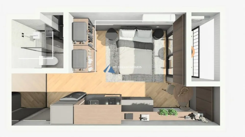 Kitnet-Studio, 24 m² - Foto 13