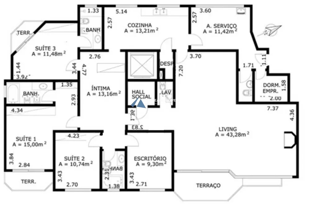 Apartamento, 4 quartos, 190 m² - Foto 7