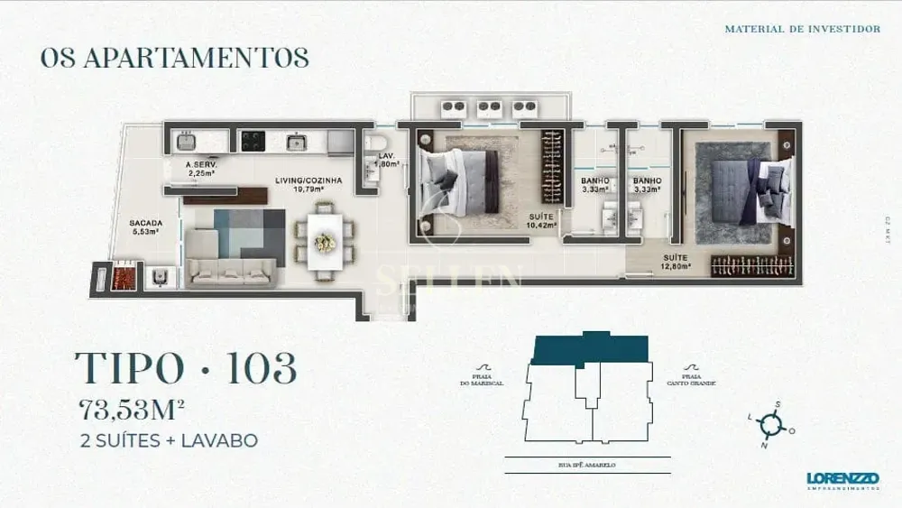 Apartamento, 2 quartos, 86 m² - Foto 3