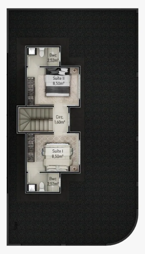Casa, 2 quartos - Foto 2