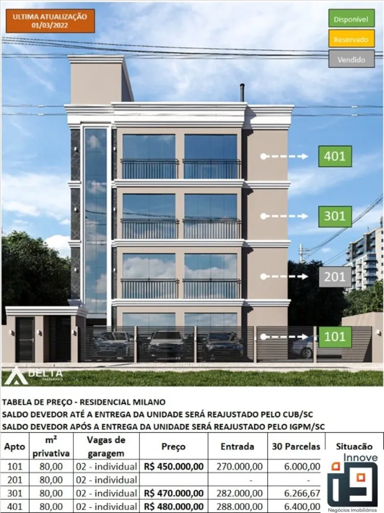 Apartamento, 3 quartos, 80 m² - Foto 2