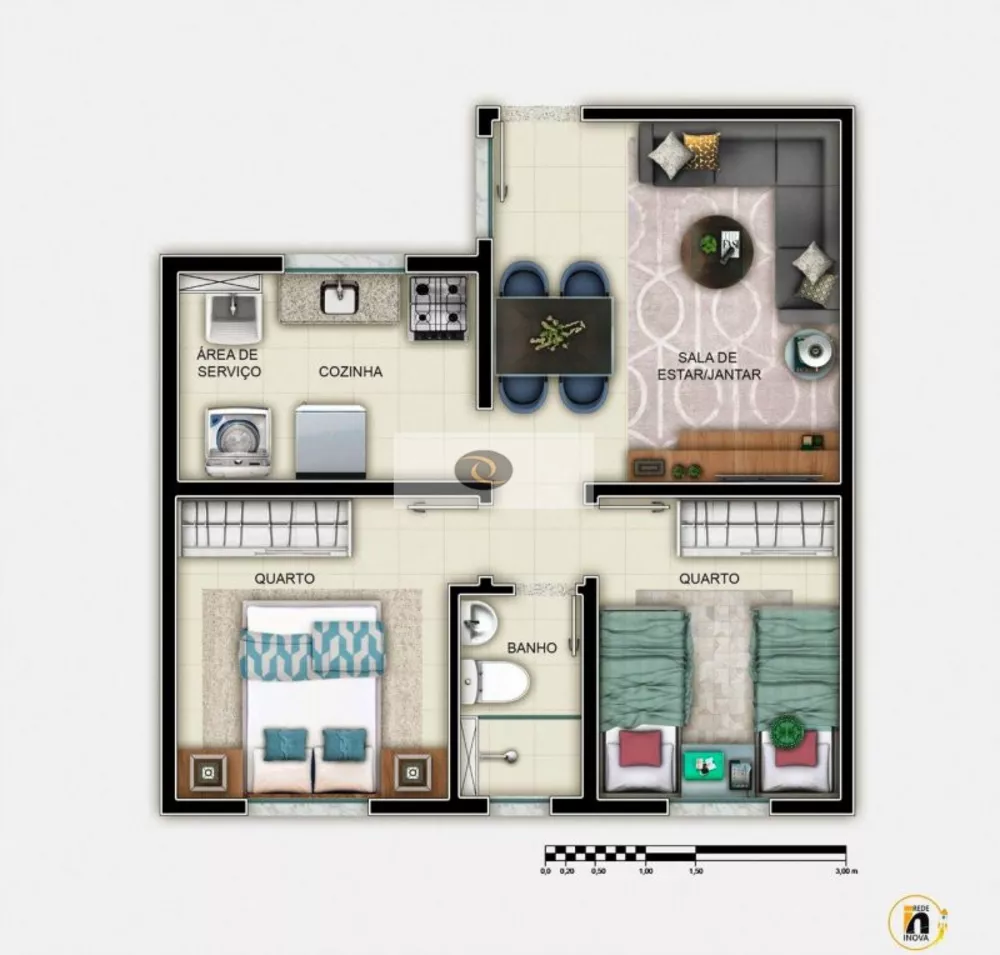 Apartamento à venda com 2 quartos, 12m² - Foto 5