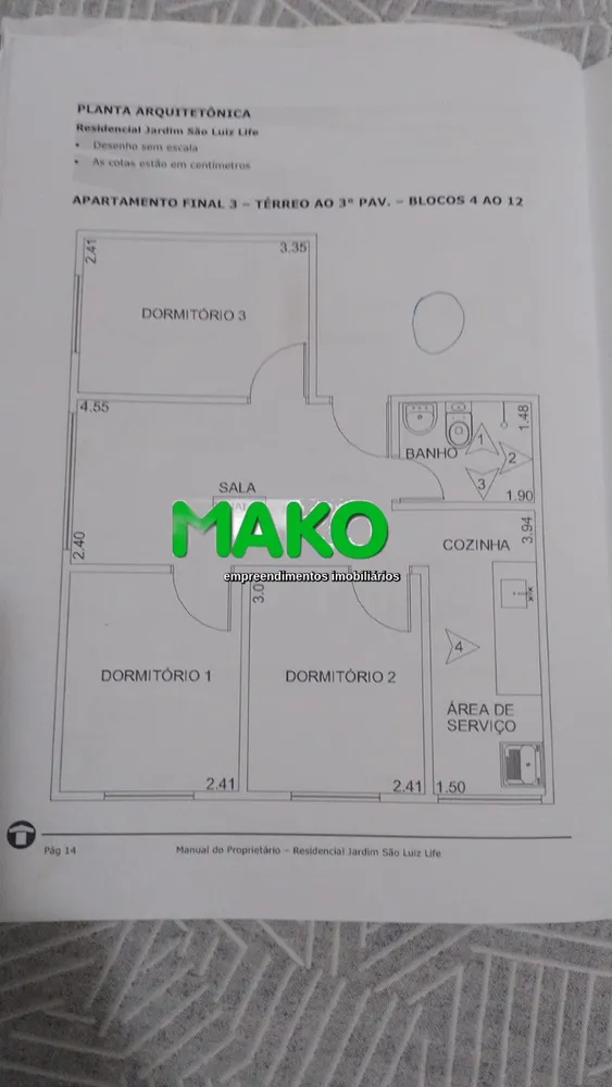Apartamento, 3 quartos, 55 m² - Foto 7