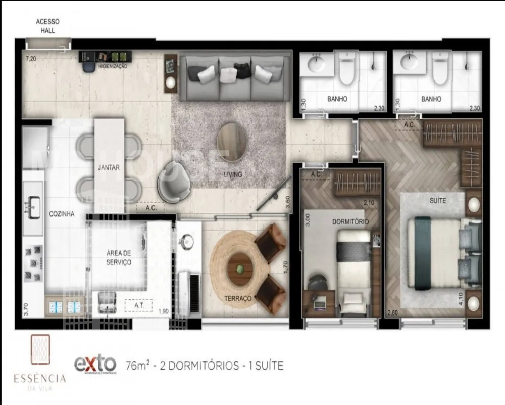 Apartamento, 3 quartos, 153 m² - Foto 5