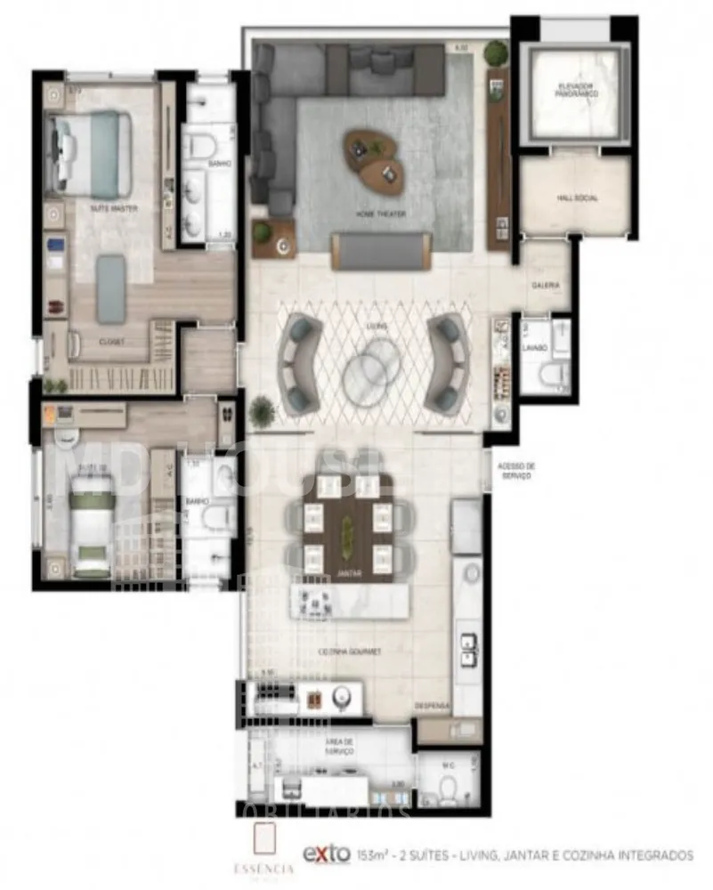 Apartamento, 3 quartos, 153 m² - Foto 6