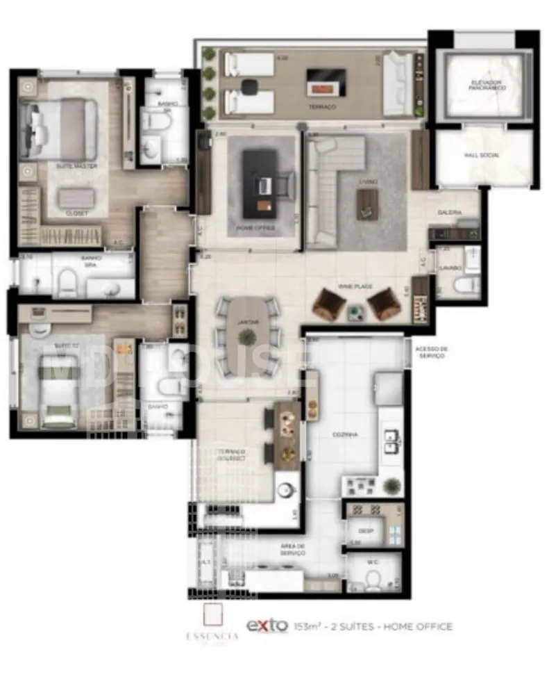 Apartamento, 3 quartos, 153 m² - Foto 7