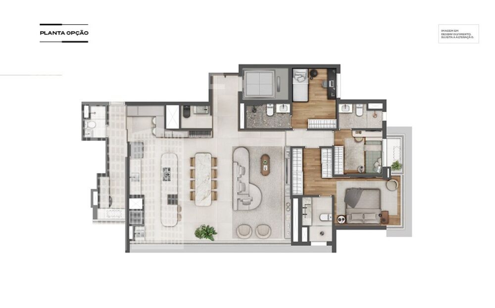 Apartamento, 4 quartos, 146 m² - Foto 2