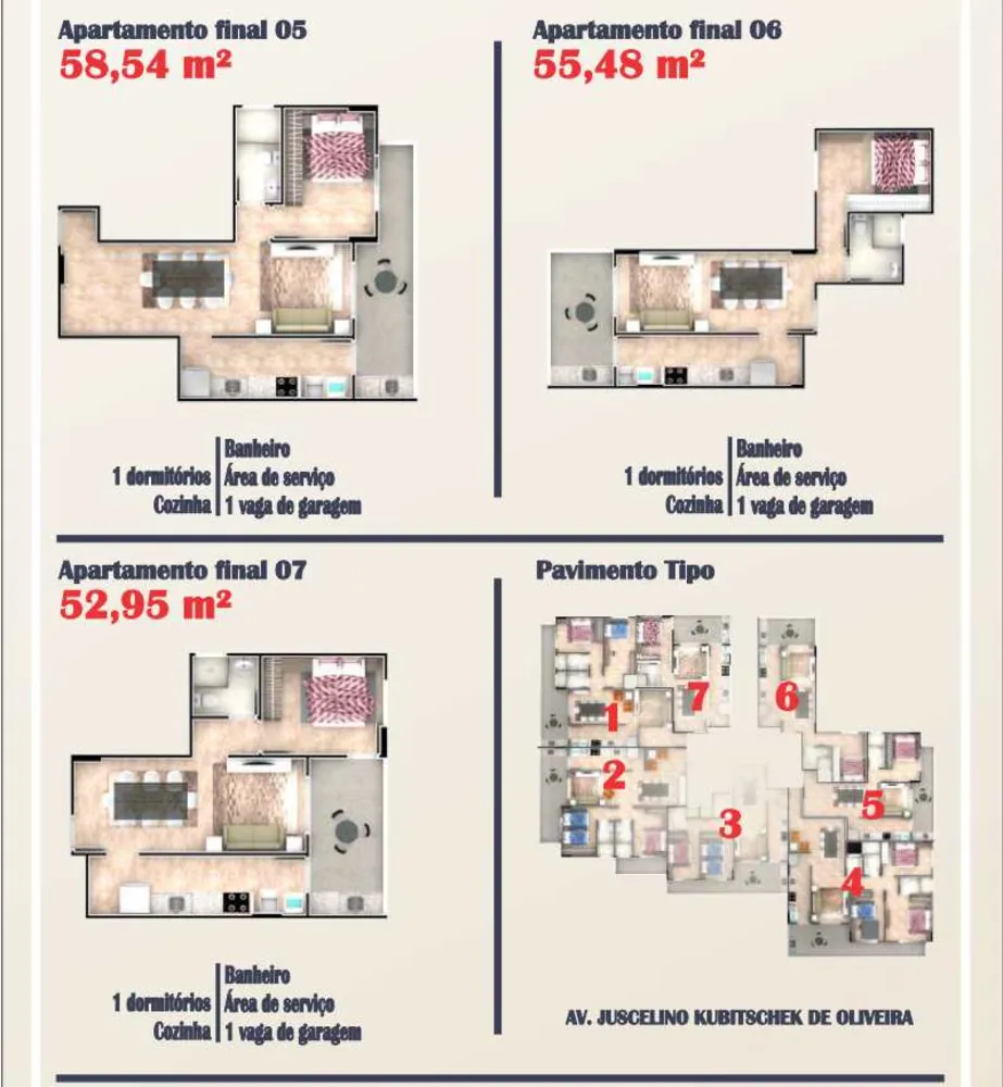 Apartamento, 1 quarto, 55 m² - Foto 13