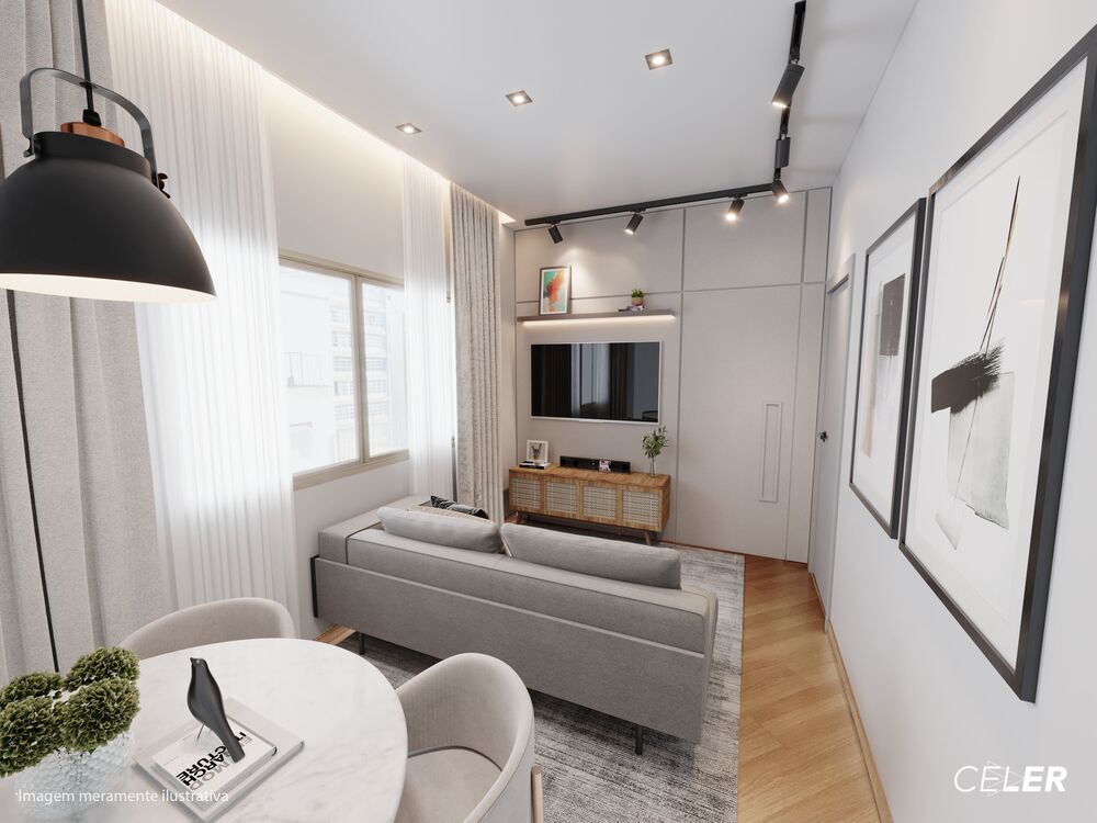 Apartamento, 1 quarto, 44 m² - Foto 3