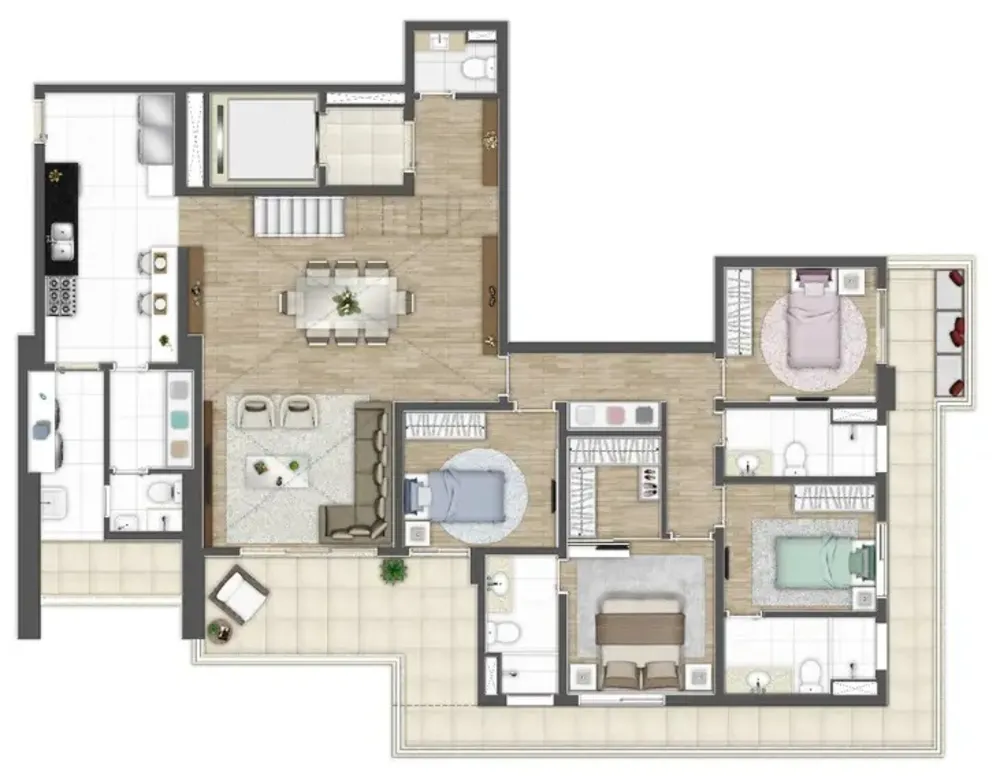 Apartamento, 4 quartos, 178 m² - Foto 10