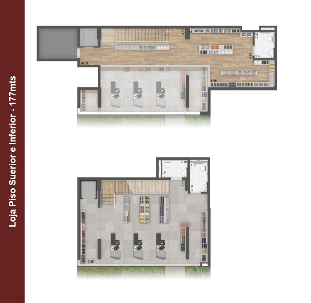 Loja-Salão, 177 m² - Foto 2