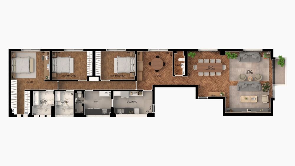 Apartamento, 3 quartos, 181 m² - Foto 4