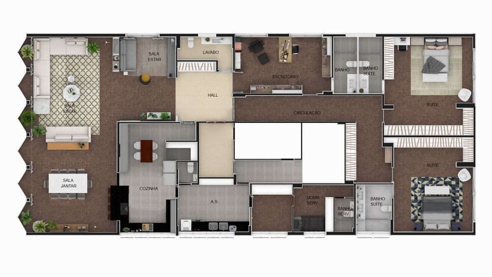 Apartamento, 3 quartos, 322 m² - Foto 6