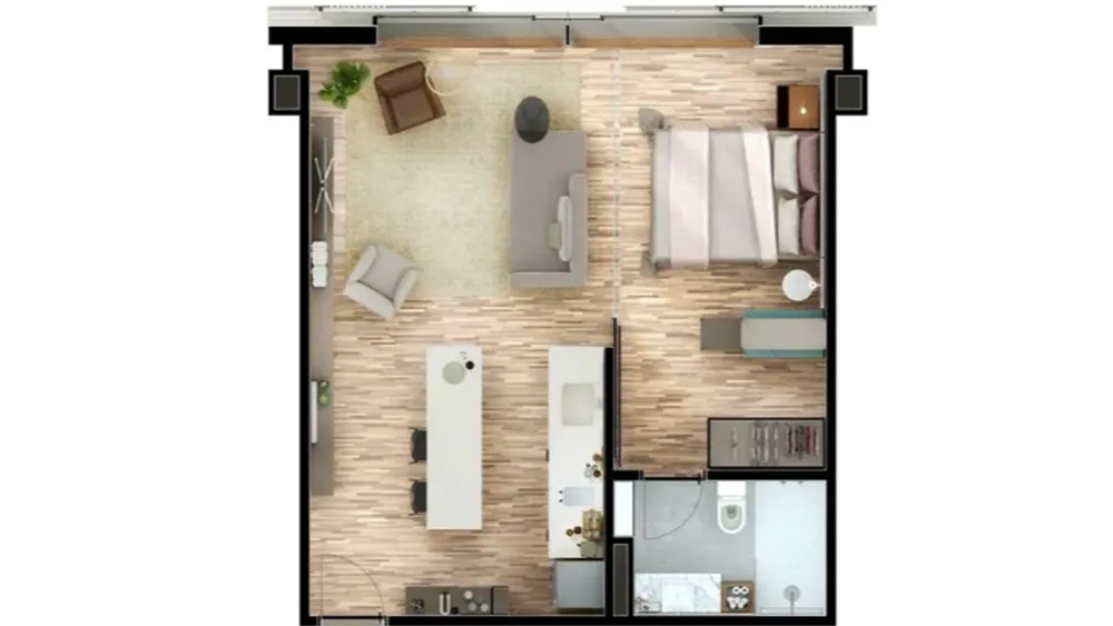 Apartamento, 1 quarto, 52 m² - Foto 16