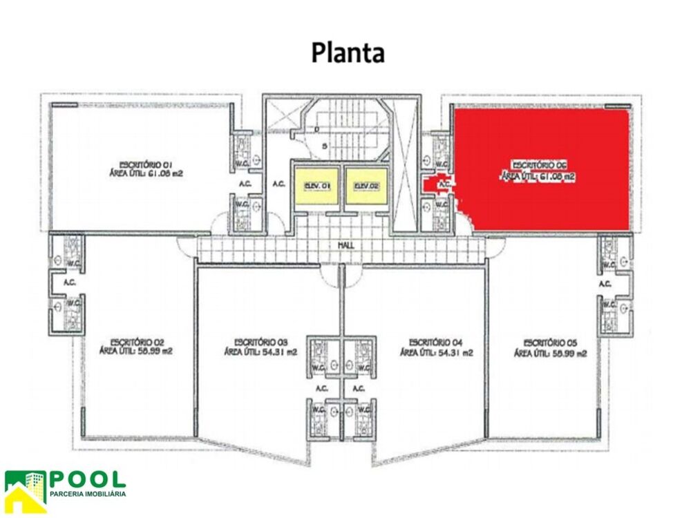 Sala-Conjunto, 61 m² - Foto 3