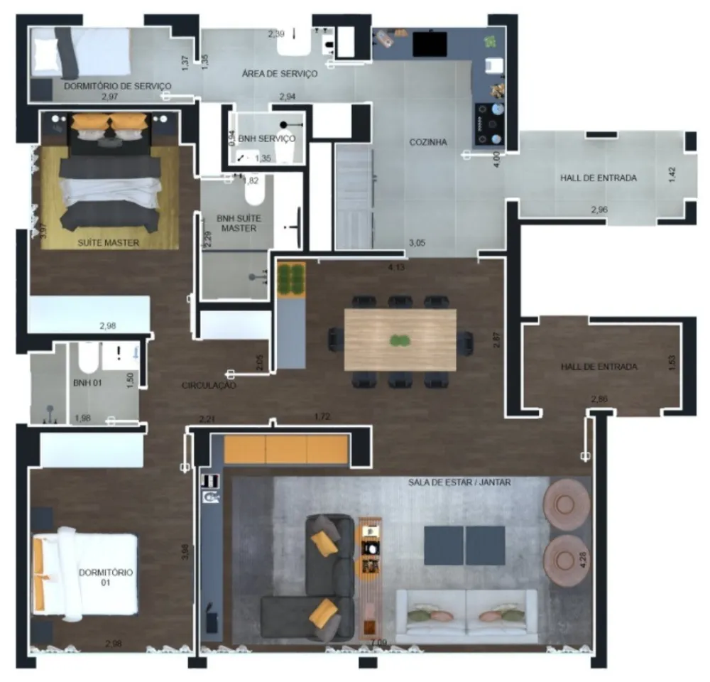 Apartamento, 3 quartos, 110 m² - Foto 12